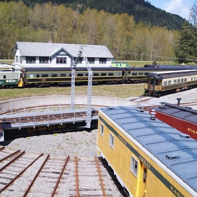 Squamish Railway Museum Yard